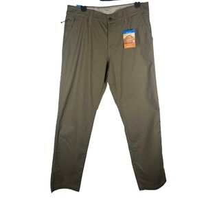 Columbia Flex ROC Pants Men's 32W 34L Tan Hiking Outdoor Omni Shade UPF 50 NEW